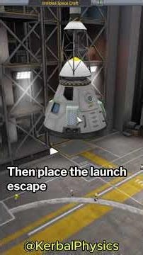 How to use the Launch Escape System #kerbalspaceprogram