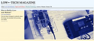 This Solar-Powered, 'Low Tech' Website Goes Offline When It's Cloudy