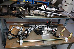 Installing a full suspension on a 1967 Mustang for ultimate handling