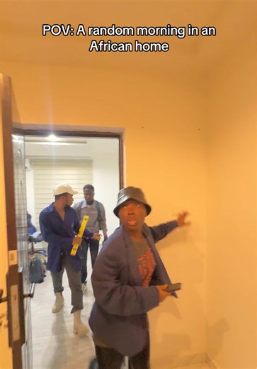 Morning Connections in an African Home