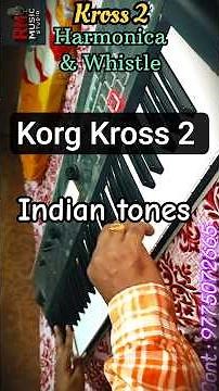 Korg Kross 2 Harmonica and Whistle💫💫#keyboard #music #ytshorts #korgkross2 #shorts #trending #tones