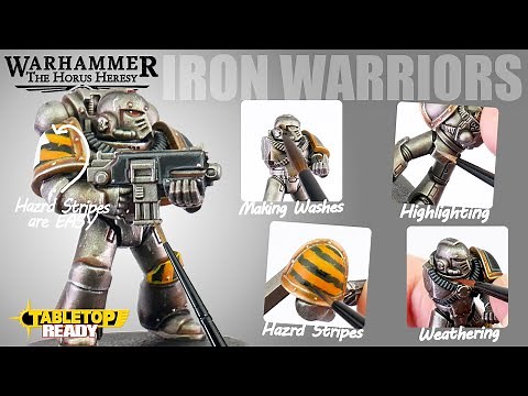 How To Paint Horus Heresy Iron Warriors