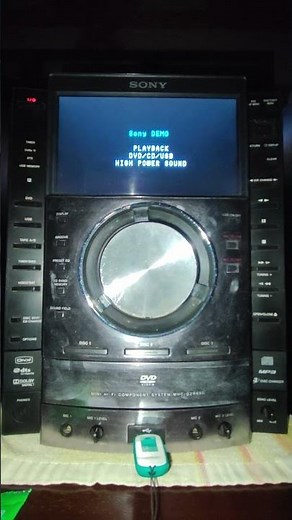 Sony MINI HI - FI Component System MHC- GZR88D Demo