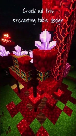 Enchanting Table Design #minecraft#minecraftbuilding