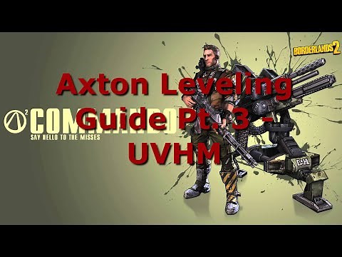 Axton Leveling & Gear Guide | 1 - OP 10 | Borderlands 2 (Part 3: Levels 50-80 UVHM)