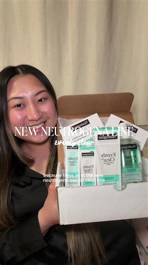 NEW Neutrogena Evenly Clear Skincare Line — I’ve been using this for active breakouts and its been so helpful! Kit contains: ⁃Neutrogena Evenly Clear Facial Cleanser ⁃Neutrogena Evenly Clear Acne Cleansing Mask ⁃Neutrogena Evenly Clear Acne Exfoliant ⁃Neutrogena Evenly Clear Acne Gel Facial Moisturizer Gifted by @Neutrogena through @statusphere 🤍 #EvenlyClear #gifted #skincare #neutrogena #neutrogenagifted