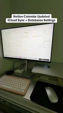 Notion Calendar Update | iCloud Sync + Database Settings Walkthrough