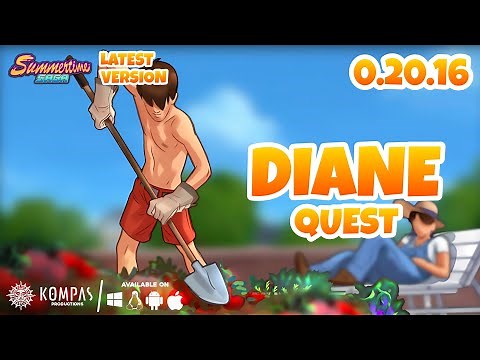 Diane Complete Quest (Full Walkthrough) - Summertime Saga 0.20.16 (Latest Version)