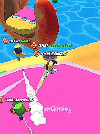 Epic 1 vs 3 in Crab's Landing 😱🔥 #stumbleguys #shorts