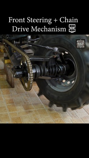 Here’s a close look at how my custom-built 2WD bike front wheel drive system works! 🏍️ The front wheel is powered through a special chain-driven mechanism connected to the steering system — giving both wheels the power to pull on tough terrain. 💪 This design improves traction, balance, and control — perfect for off-road adventures! 🌄 Built completely by hand, designed from scratch — this is pure custom engineering at work! ⚙️ #2WDBike #CustomEngineering #BikeMechanism #FrontWheelDrive #OffRoa