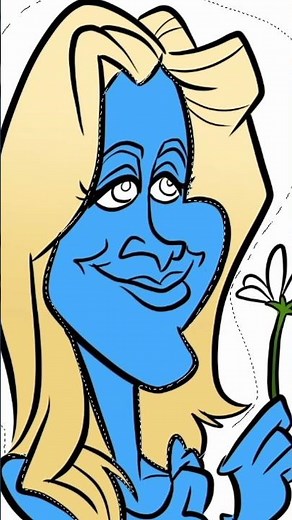 Helen Slater (Supergirl) Caricature art drawing process tutorial
