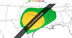 The latest eclipse forecast reveals who has the best chance for good viewing weather today