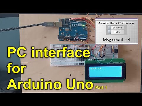 PC interface for Arduino Uno part 1