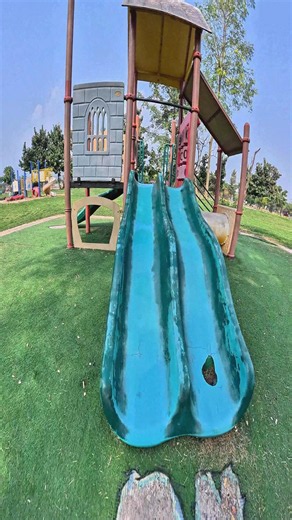 playground parkour slide pov #shortsfeed #kids