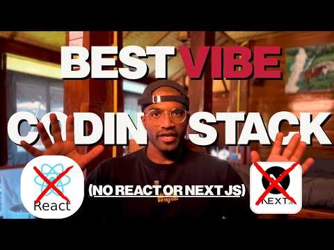actually this is the best stack to vibe code with
