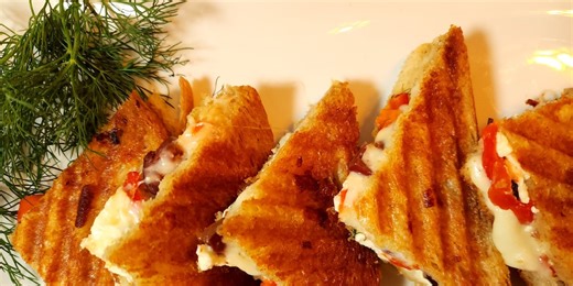 Paige’s Kitchen: Greek Grilled Cheese