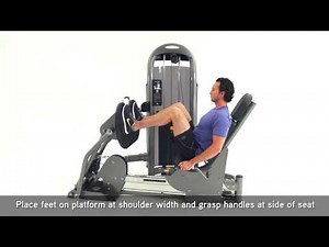 Matrix Fitness: Aura Leg Press Setup & Movements