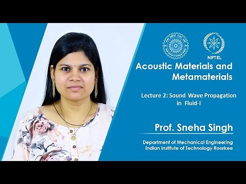 Lecture 2: Sound Wave Propagation in Fluid-I
