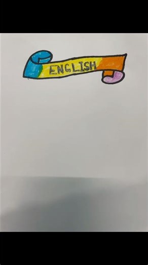 Banner Ribbon Heading 😍 | Easy & Stylish Notebook Design#shorts#viral#youtubeshorts#art#trending