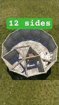 It's not a CIRCLE, it's a DODECAGON. #rust #rustgame #rustbasebuild #rustshorts