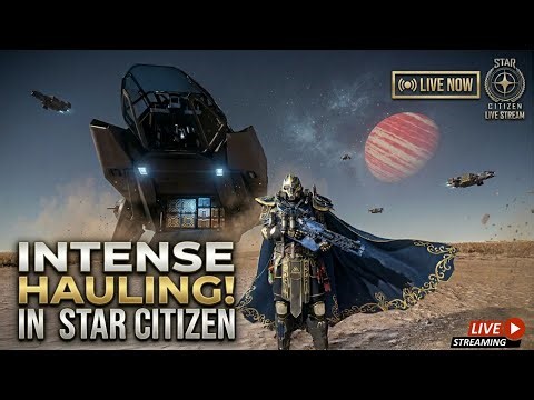 Star Citizen LIVE 4.7 Hauling Intense Level UP Shubin InterStellar