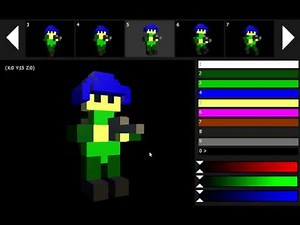 Voxel Sprite Editor (test animation)