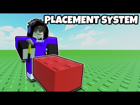 How to make A PLACEMENT SYSTEM in ROBLOX STUDIO!