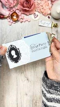 🌸 DIY Bridgerton Party Invitation #crafting #crafttutorial #diy #bridgerton