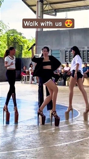 Walking the Runway Like a High Heel Queen❤️ #highheel #highlights #fyp #model #heels #shoes #fashion