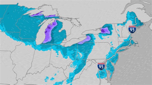 Heavy lake-effect snow for Great Lakes this upcoming week