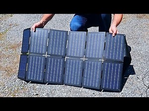 $200 100W Foldable Solar Panels Charger Kit - Charging Test