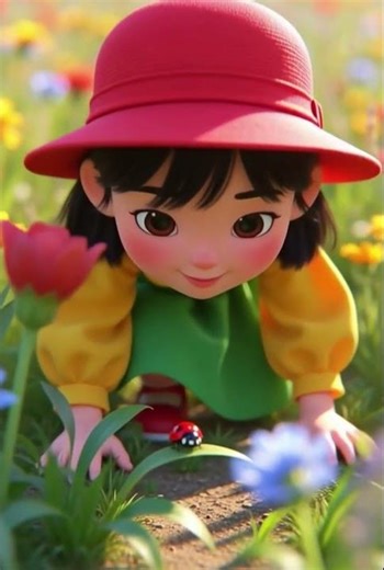 The Cutest Ladybug Flight You’ll See Today 🐞Fly, Fly Little Ladybug A Magical Pixar-Style Moment💛