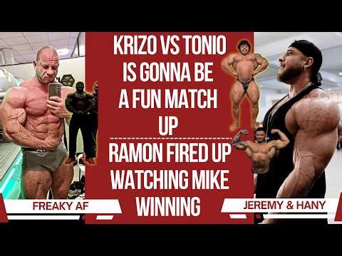 Ramon Dino is fired up listening to legends say Mike can Win +Krizo is Freaky AF+Tonio is ON +Jeremy