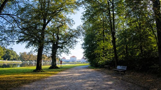 A peaceful walk through Nymphenburg Palace Park Munich