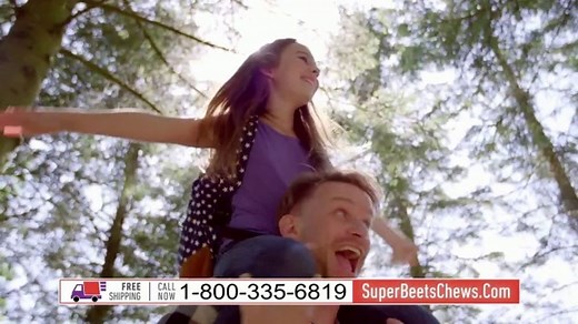 SuperBeets Soft Chews TV Spot, 'Blood Pressure and Blood Flow'