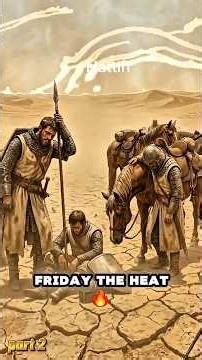 How Saladin Destroyed 50,000 Crusaders Without Fighting #shorts