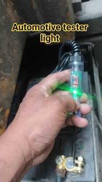 Automotive testers with a buzzer