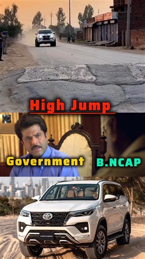 Toyota Fortuner Off-road High Jump #shorts