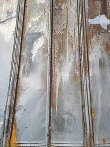 Reclaimed Metal Roofing Barn Tin Silver and Rusty Beautiful Rustic Weathered Patina FREE SHIPPING - Etsy