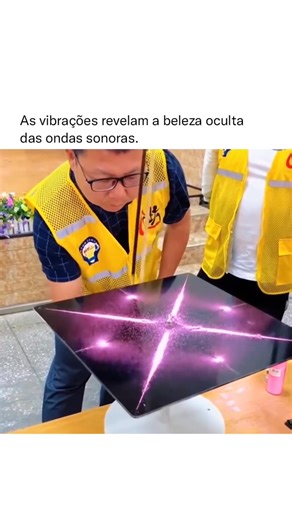 Web Click | A cimática é o estudo que mostra como o som pode ser “visto”, revelando padrões geométricos formados quando ondas sonoras reorganizam... | Instagram