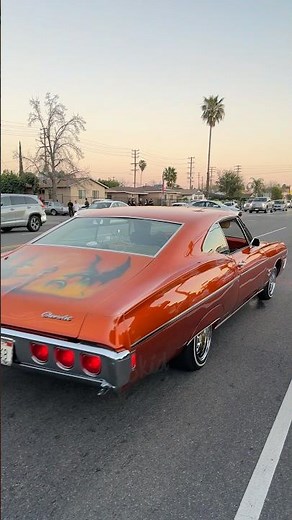 Custom Painted 68 Chevrolet Impala LOWRIDER HITTING SWITCHES! Bouncing & Cruising Laurel Canyon Blvd