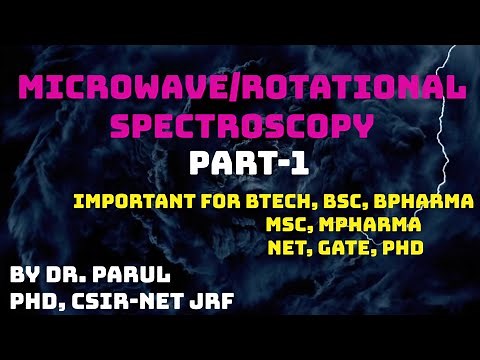 All About Microwave Spectroscopy in 15 minutes l Rotational Spectroscopy part 1 l csir-net l B Tech