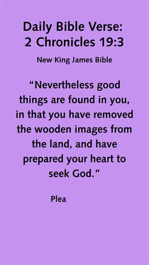 Daily Bible Verse 12/29/25 2 Chronicles 19:3 #dailybibleverse #christian #jesuslovesyou