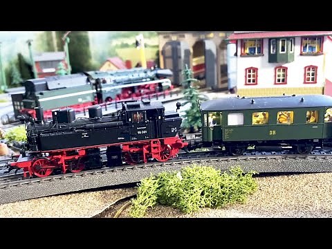 Gützold H0 53130 BR 98 001 Dampflok ESU LokSound AC MFX + PIKO 53064 53065 Windbergwagen DR DDR Ep.3