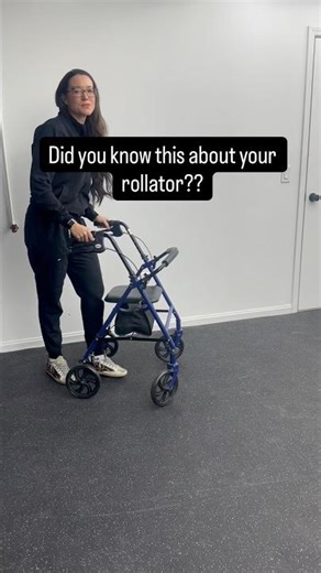 Rollator tips for safe use! #physicaltherapy #seniorcare #eldercare #olderadult #rollator #howto