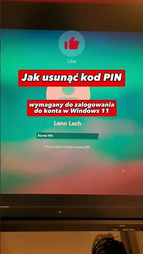 How to remove PIN code WINDOWS 11 #laptop #windows11 #guide