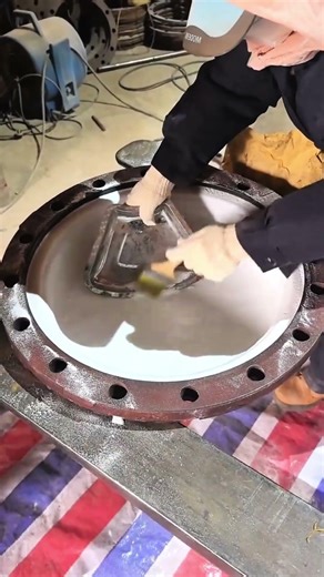 Steel Lined PO Rotational Molding Process#watertreatment #industrialequipment #pipelinesolutions