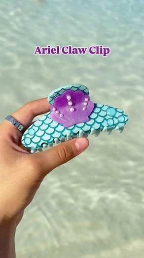 MOUSE ON MAIN STREET® | ARIEL CLAW CLIP 🧜‍♀️🐚🌊 • Our 2 most requested Princes Claw Clips are launching this week on Thursday at 8 PM EST! Here’s a look at our new... | Instagram
