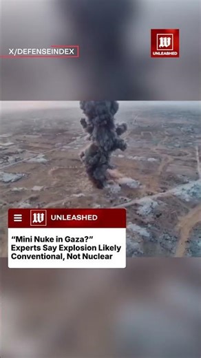 “Mini Nuke in Gaza?” Experts Say Explosion Likely Conventional, Not Nuclear