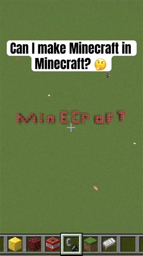 Can I make Minecraft? 🤔 #minecraft #minecraftshorts #shorts